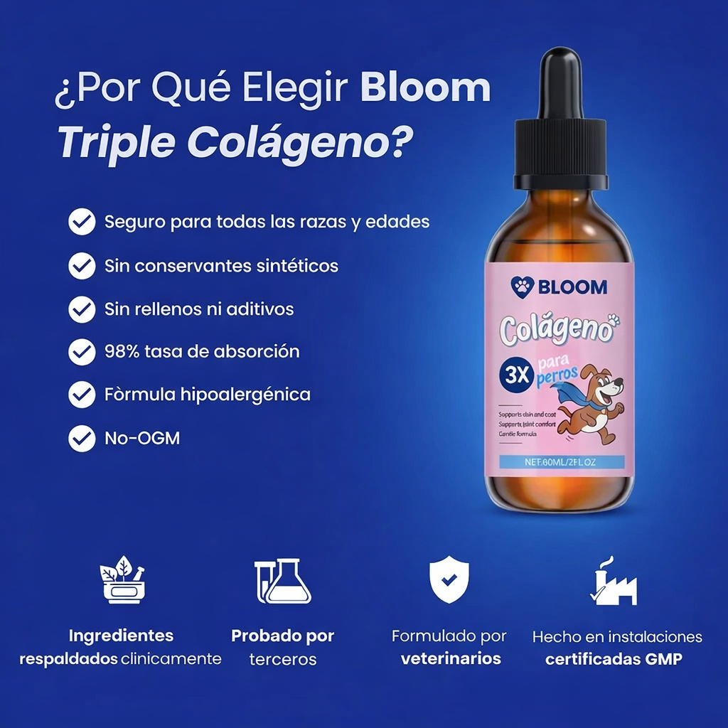 Colágeno Triple para Perros y Gatos